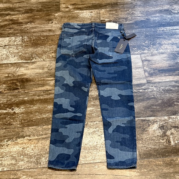 Rag & Bone Cate Mid Rise Ankle Skinny Jeans Women's Size 28 Blue Camo - Picture 10 of 16
